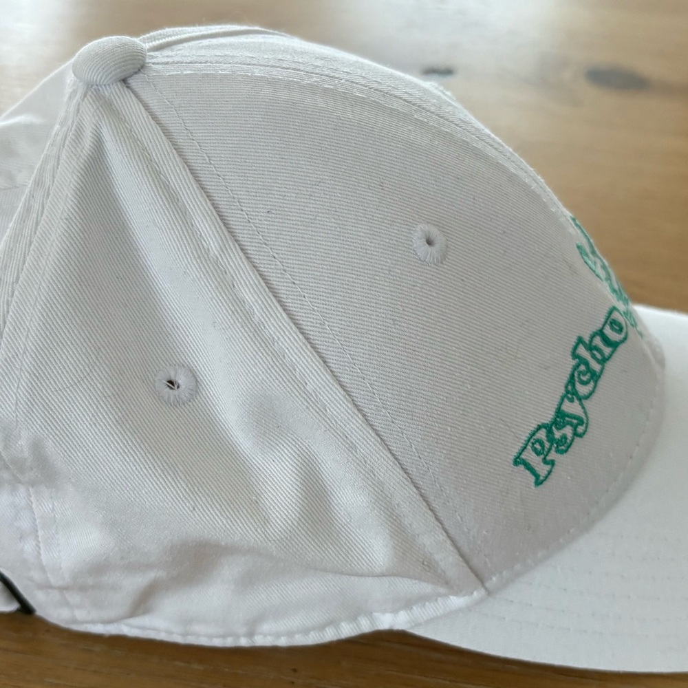 Psycho Bunny White Hat with Green Embroidery - Picture 3 of 6